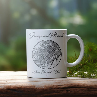 Tazza Personalizzata Mappa