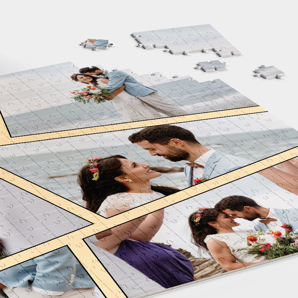 Puzzle Personalizzato Collage Foto Fumetti